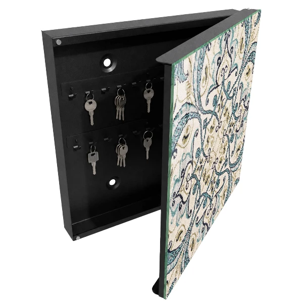 Caixa de chaves Ornamento turquesa