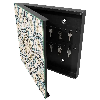 Caixa de chaves Ornamento turquesa