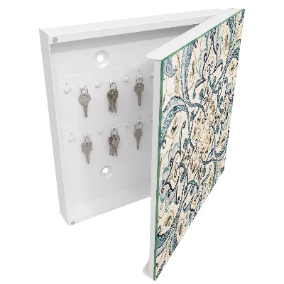 Caixa de chaves Ornamento turquesa