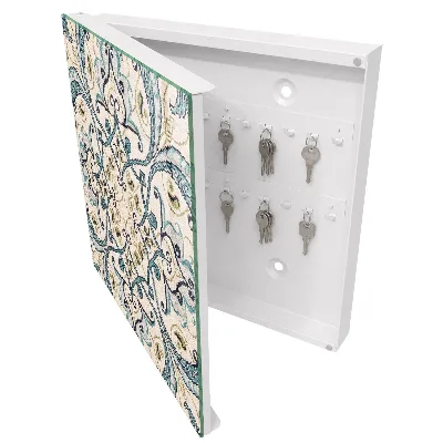 Caixa de chaves Ornamento turquesa