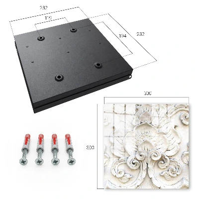 Caixa para chaves Ornamentos florais
