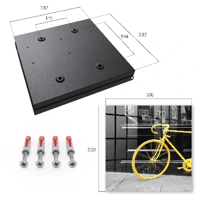 Caixa de chaves Bicicleta amarela