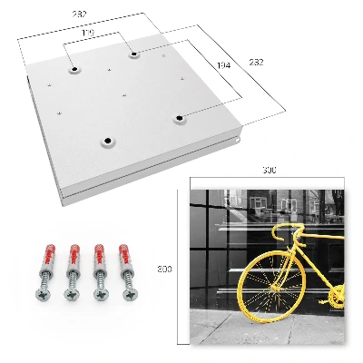 Caixa de chaves Bicicleta amarela