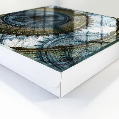 Caixa para chaves Mandala geométrica