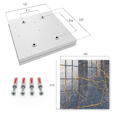 Caixa de chaves Linhas decorativas