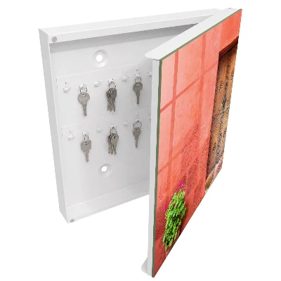 Caixa para guardar chaves Fachada vermelha