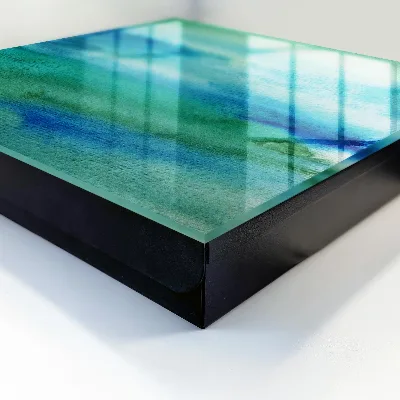 Caixa de chaves Azul aquarela