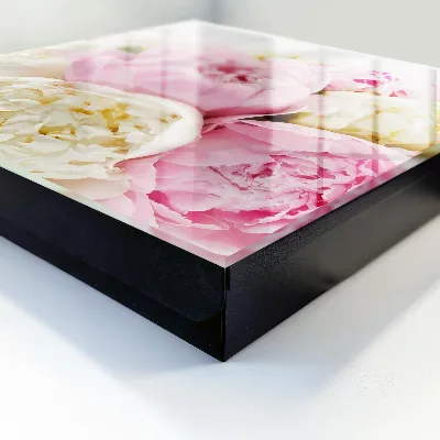 Caixa para guardar chaves Flores em tons pastel