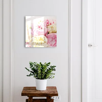 Caixa para guardar chaves Flores em tons pastel