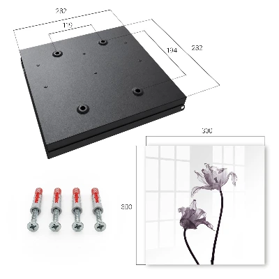 Caixa para chaves Flores minimalistas
