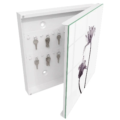 Caixa para chaves Flores minimalistas