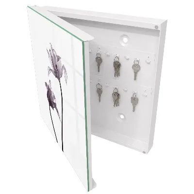 Caixa para chaves Flores minimalistas
