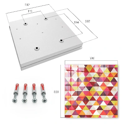 Caixa de chaves Padrões coloridos