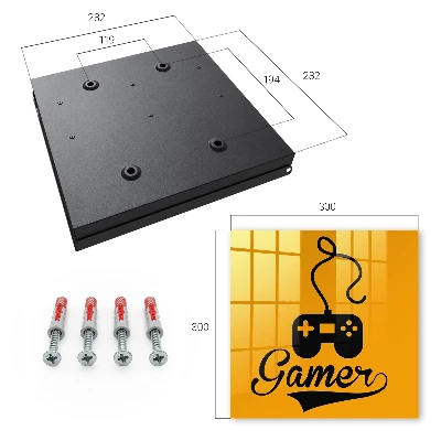 Caixa para chaves Pad e a palavra GAMER