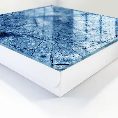 Caixa para guardar chaves Textura azul