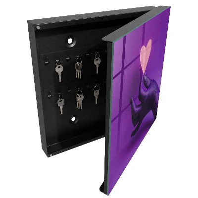 Caixa de chaves Amor roxo