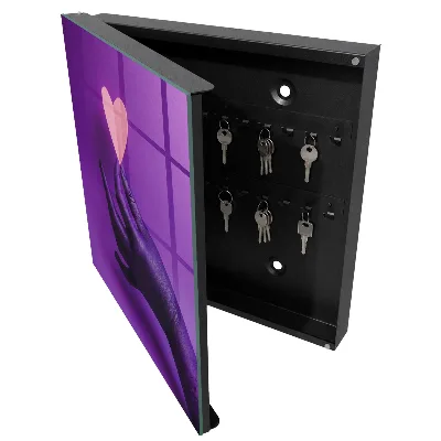 Caixa de chaves Amor roxo