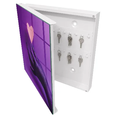 Caixa de chaves Amor roxo