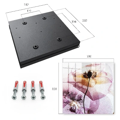 Caixa para guardar chaves Elegância floral
