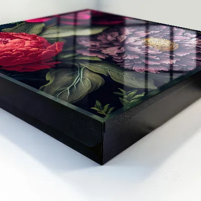 Caixa de chaves Flores de luxo