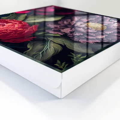 Caixa de chaves Flores de luxo