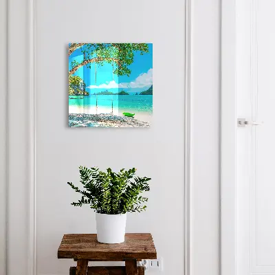 Caixa de chaves Paraíso tropical