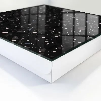 Caixa para chaves Terrazzo preto