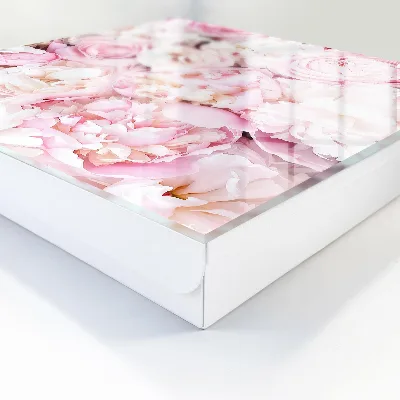 Caixa para guardar chaves Flores em tons pastel