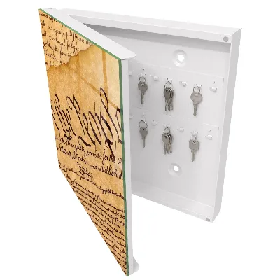 Caixa para chaves Documento antigo