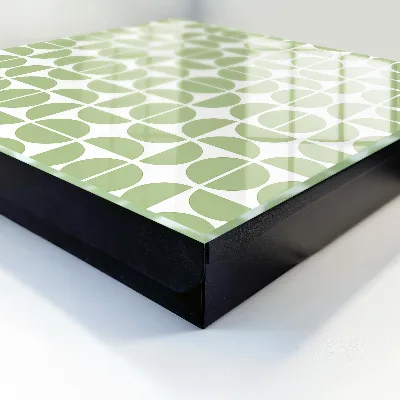 Caixa para chaves Geometria verde