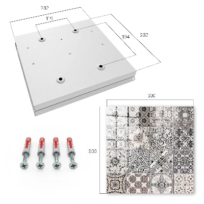 Caixa para guardar chaves Azulejos elegantes