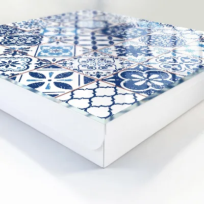 Caixa para chaves Azulejos azuis