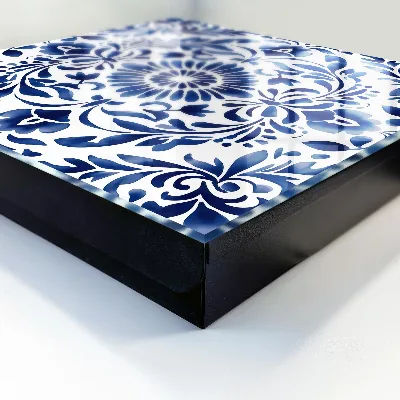 Caixa de chaves Ornamento floral