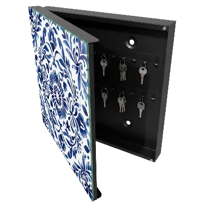 Caixa de chaves Ornamento floral