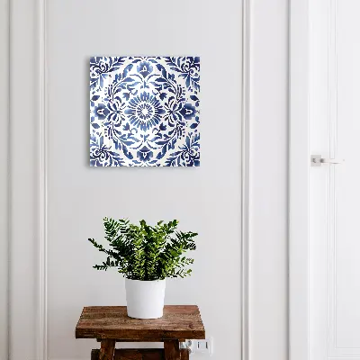 Caixa de chaves Ornamento floral