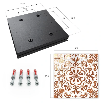 Caixa para guardar chaves Padrão ornamental