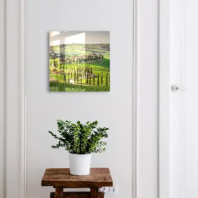 Caixa para chaves Paisagem toscana