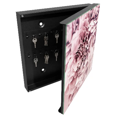 Caixa para guardar chaves Flor rosa
