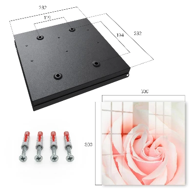 Caixa para chaves Rosa romântica