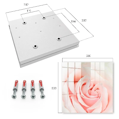 Caixa para chaves Rosa romântica