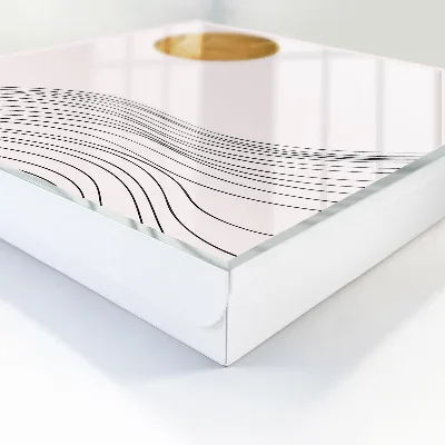 Caixa de chaves Ondas e círculo