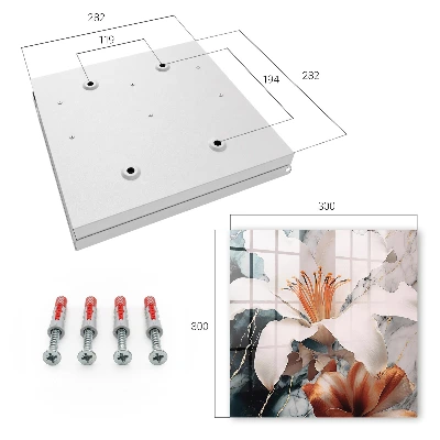 Caixa para chaves Elegância floral