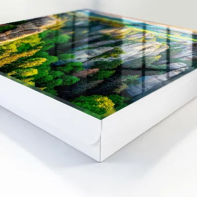 Caixa para chaves Rochas e floresta