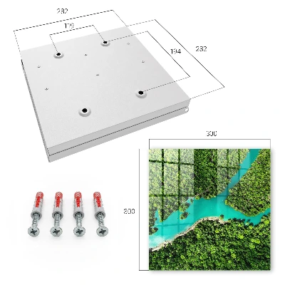 Caixa para chaves Paraíso verde