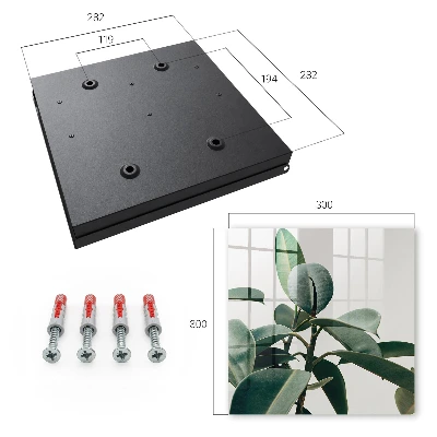 Caixa para guardar chaves Folhas de Ficus