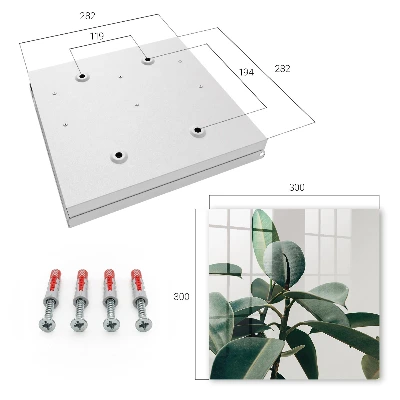 Caixa para guardar chaves Folhas de Ficus