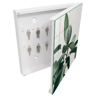 Caixa para guardar chaves Folhas de Ficus