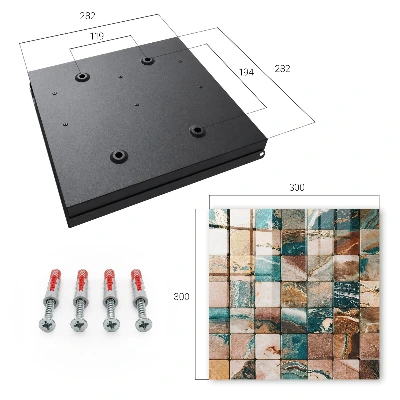 Caixa para guardar chaves Mosaico tonal