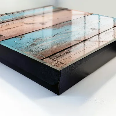 Caixa de chaves Madeira em tons pastel