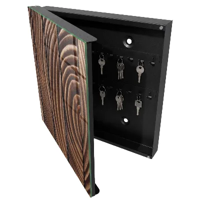 Caixa de chaves Ondas de madeira